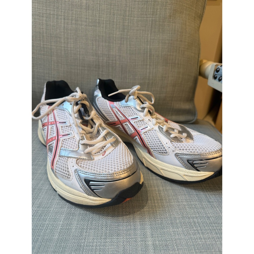 Asics Gel-1130 Womens Running Shoes White Silver Pink Sneakers 1202A164-110